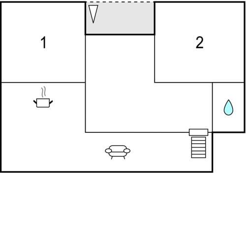 Amazing home in Mastrinka w/ WiFi and 2 Bedrooms