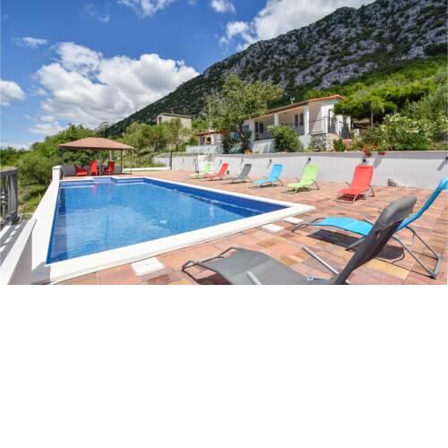 Amazing home in Zvecanje/Gata w/ Outdoor swimming pool, WiFi and 2 Bedrooms