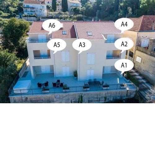 Apartment in Cavtat with sea view, terrace, air conditioning, WiFi 4979-1