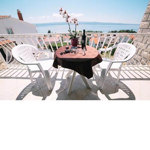 Apartment in Duce with sea view, balcony, air conditioning, Wi-Fi (4167-1)