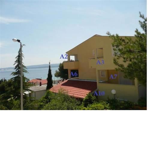 Apartment in Duce with sea view, terrace, air conditioning, Wi-Fi (132-10)