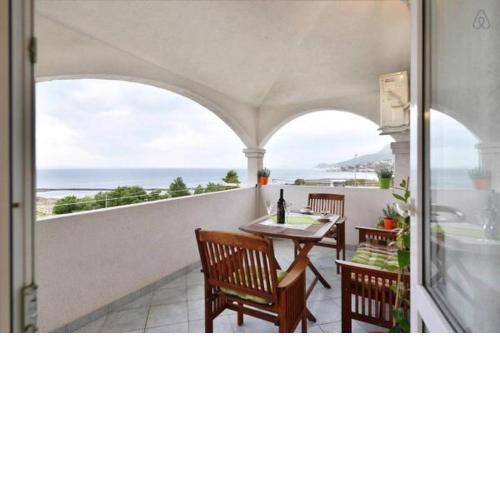 Apartment in Duce with sea view, terrace, air conditioning, WiFi 5063-1