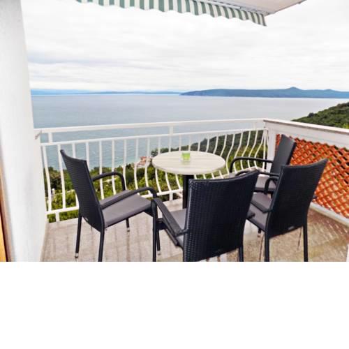 Apartment in Mošcenicka Draga with sea view, terrace, air conditioning, Wi-Fi (4364-5)