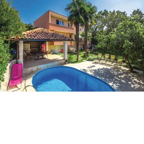 Apartment in Njivice with sea view, balcony, air conditioning, WiFi (4930-2)