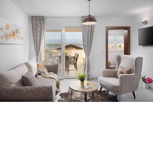 Apartment in Vir with sea view, terrace, air conditioning, Wi-Fi (4585-3)