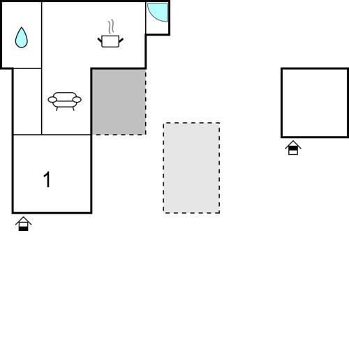 Awesome home in Lopar with Jacuzzi, WiFi and 2 Bedrooms