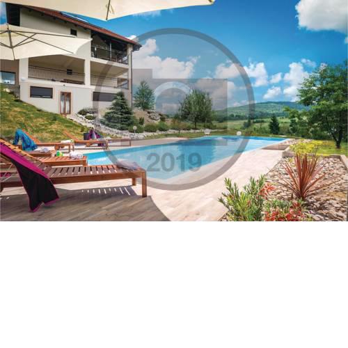 Beautiful apartment in Rakovica w/ Outdoor swimming pool, WiFi and 1 Bedrooms