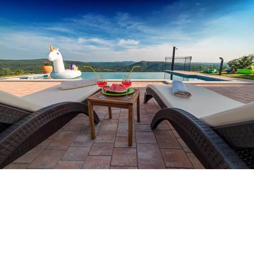 Family friendly apartments with a swimming pool Roc, Central Istria - Sredisnja Istra - 17942