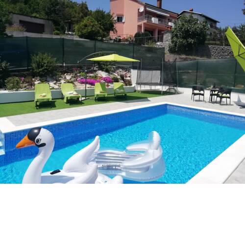 Holiday house in Opatija with balcony, air conditioning, WiFi, washing machine (4880-1)