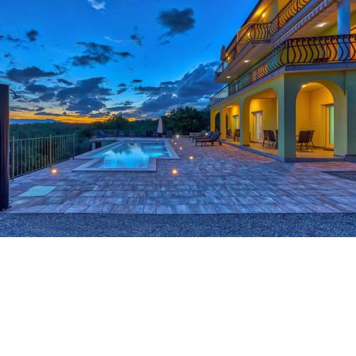 Luxury apartments Kostrena with heated pool