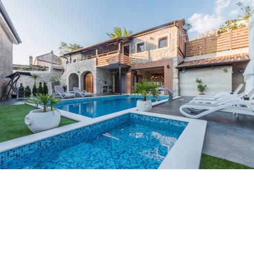 Luxury stone villa with pool