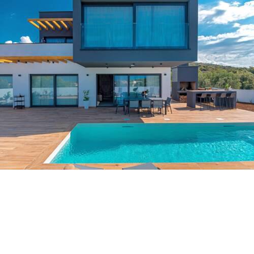 Luxury villa Indigo with swimming pool, sauna and jacuzzi in Kanica - Rogoznica