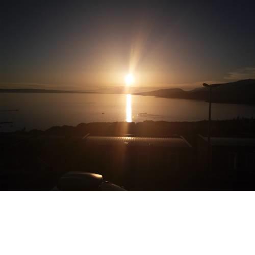 Mobil home avec vue sur la mer