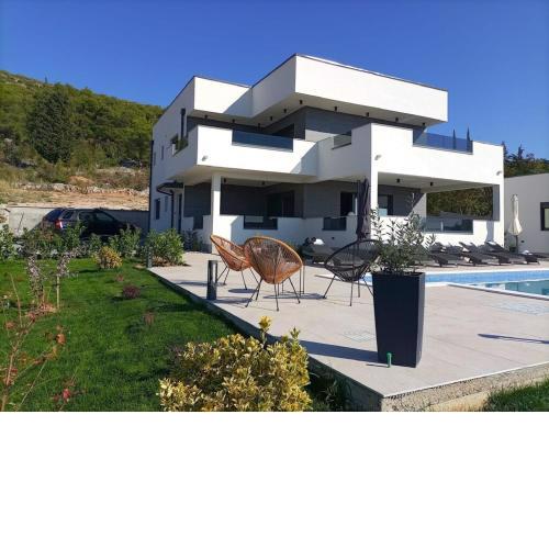 Modern luxury villa with private swimming pool