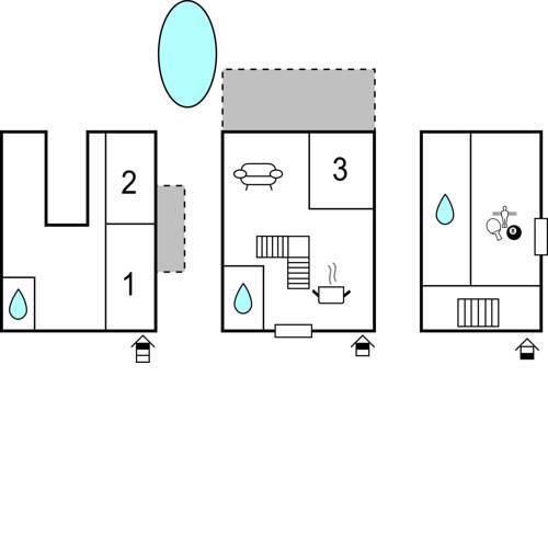 Nice home in Jarek Habekov with WiFi, Outdoor swimming pool and 3 Bedrooms