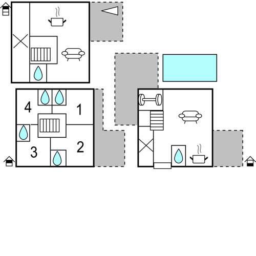 Nice home in Komiza w/ Outdoor swimming pool, WiFi and 4 Bedrooms