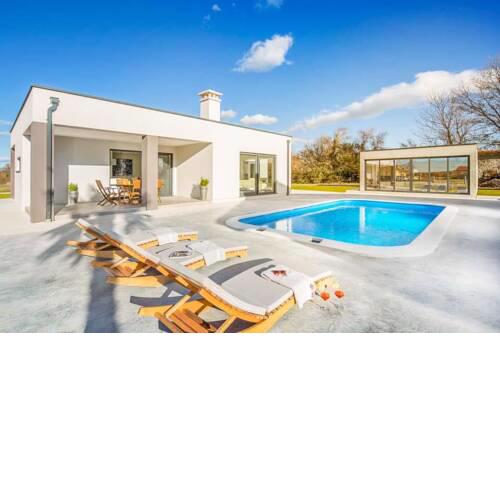 Salakovci Villa Sleeps 6 with Pool Air Con and WiFi