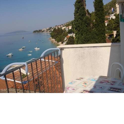 Studio apartment in Brist with Seaview, Balcony, Air condition, WIFI (4333-1)