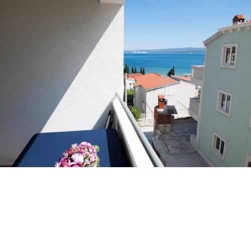 Studio Apartment in Duce with Sea View, Balcony, Air Conditioning, Wi-Fi (132-4)