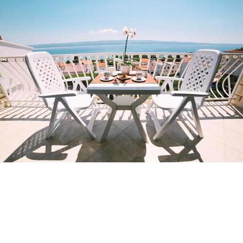 Studio Apartment in Duce with Sea View, Terrace, Air Conditioning, Wi-Fi (4167-2)