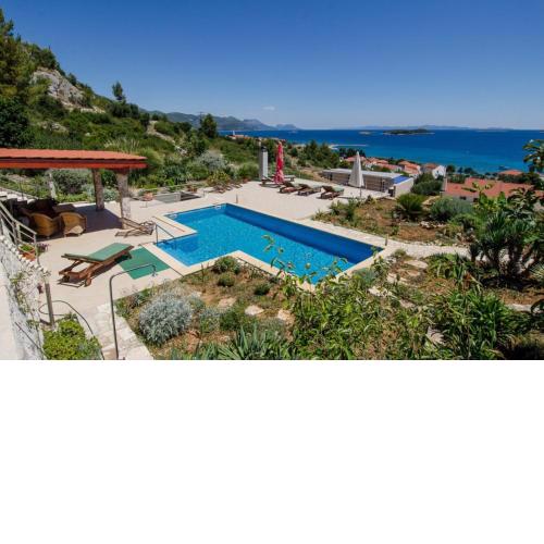 Studio apartment in Orebic with sea view, terrace, air conditioning, WiFi 114-3