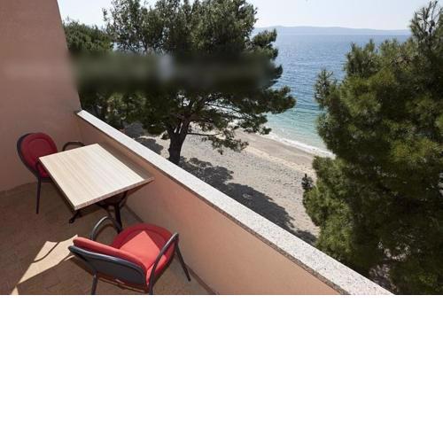 Studio apartment in Tucepi with sea view, balcony, air conditioning, WiFi 3674-4