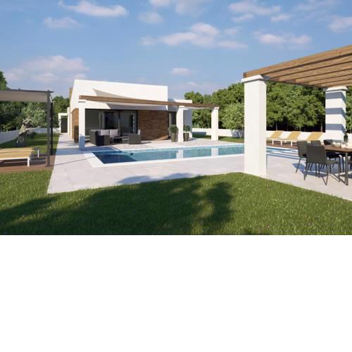 Villa Maell with pool