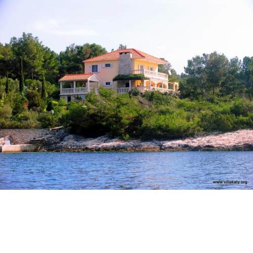 Waterfront villa with pool